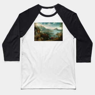 Landscape with the flight into Egypt - Pieter Bruegel the Elder Baseball T-Shirt